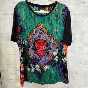 Carole little women’s top art to wear, modern impressionist, bohemian feminine